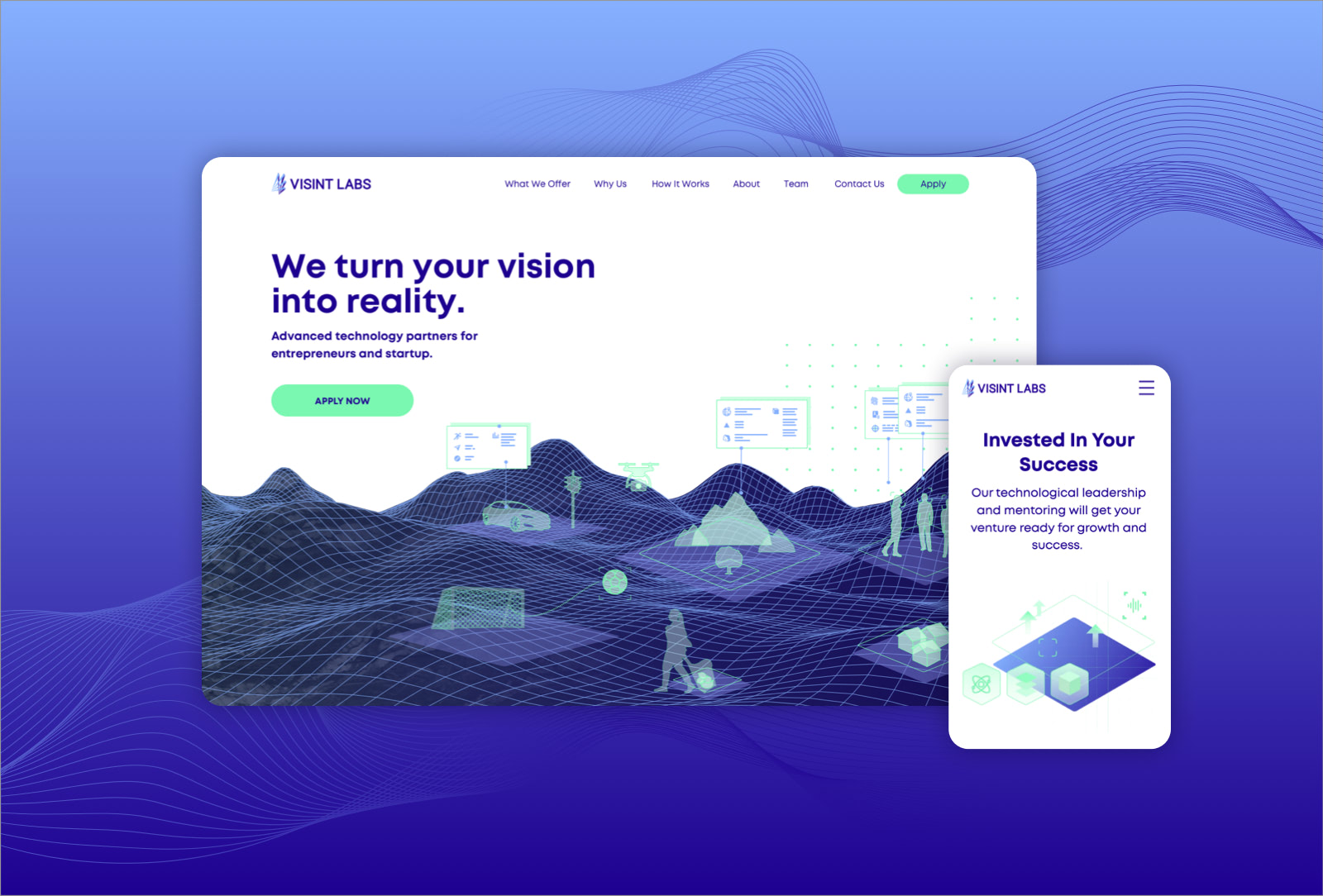 Hello-design-Visint-labs-website-UX-UI